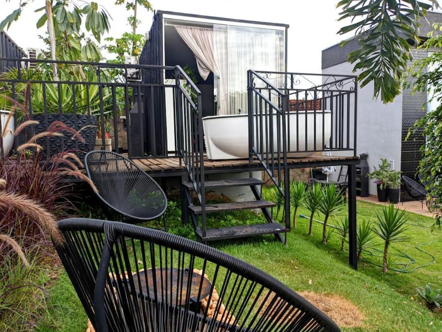 Tiny House Paraiso Minicasas Com Hidromassagem Pouso Alegre Buitenkant foto