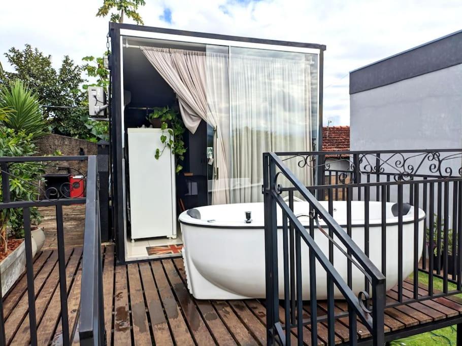 Tiny House Paraiso Minicasas Com Hidromassagem Pouso Alegre Buitenkant foto