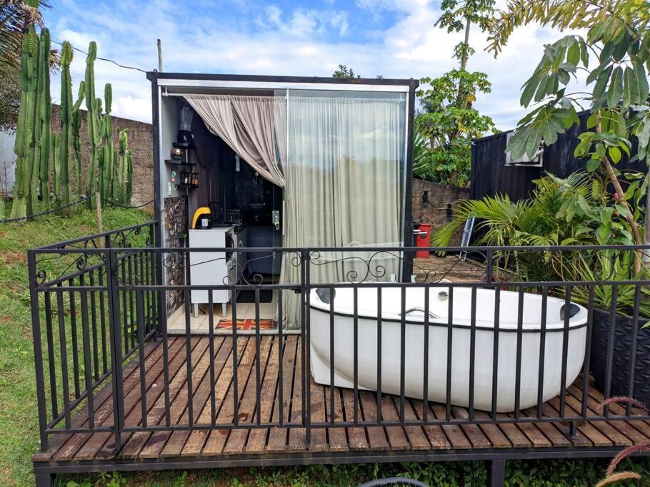 Tiny House Paraiso Minicasas Com Hidromassagem Pouso Alegre Buitenkant foto