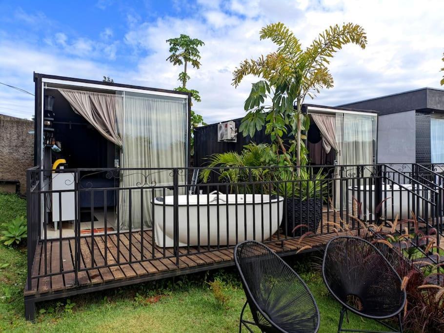 Tiny House Paraiso Minicasas Com Hidromassagem Pouso Alegre Buitenkant foto